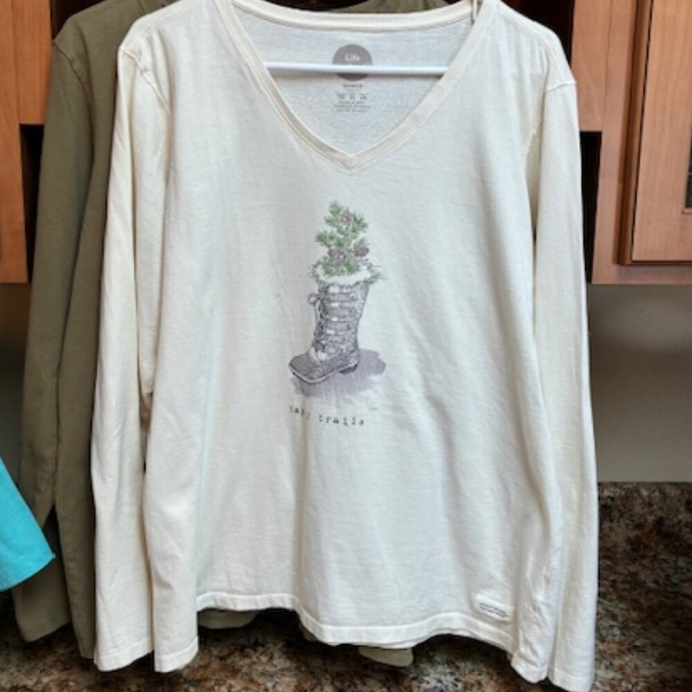 2 Life is Good Tshirts, long sleeve